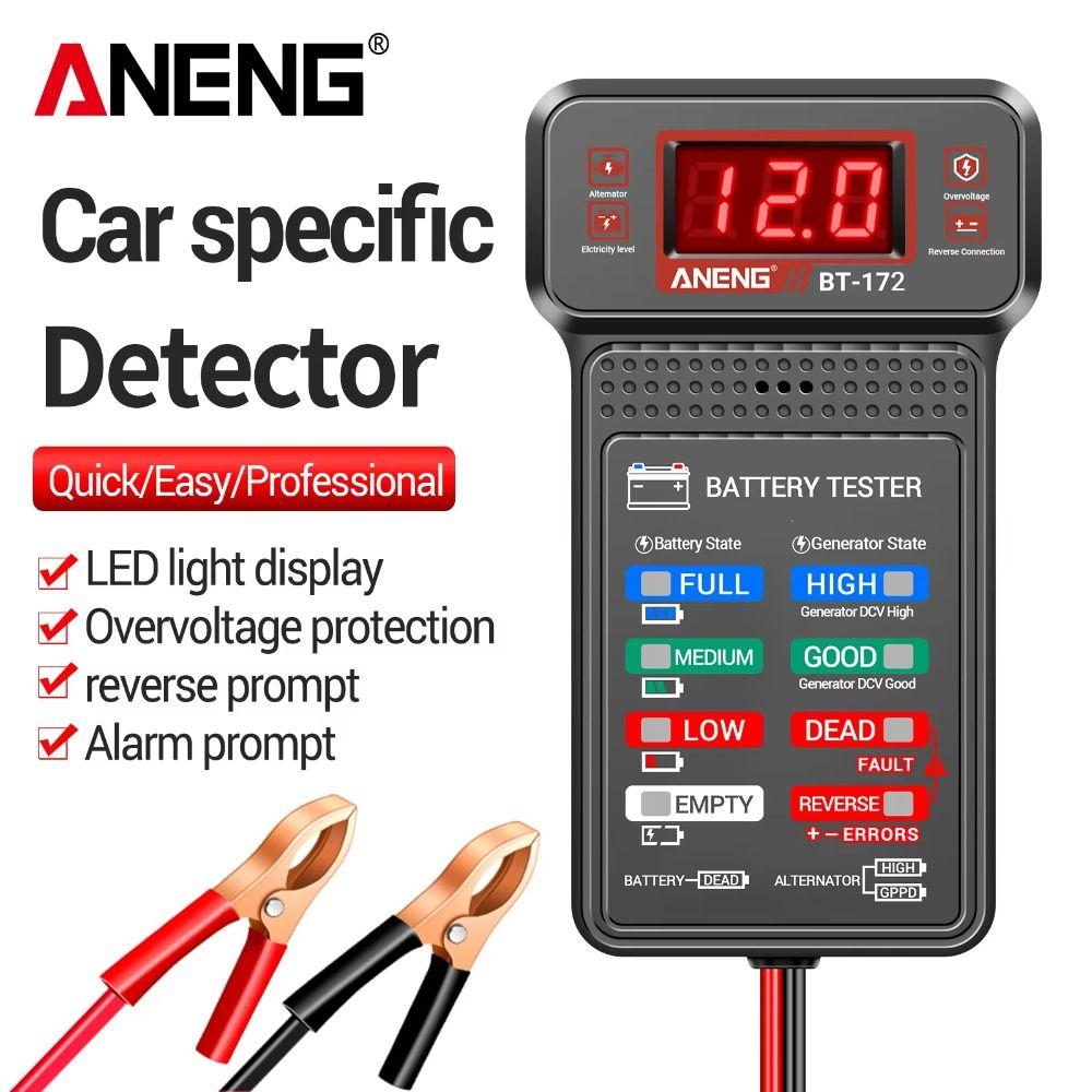 Multifunctional Automotive Battery Analyzer 12V Car Battery Detector  Automotive Repair Tool