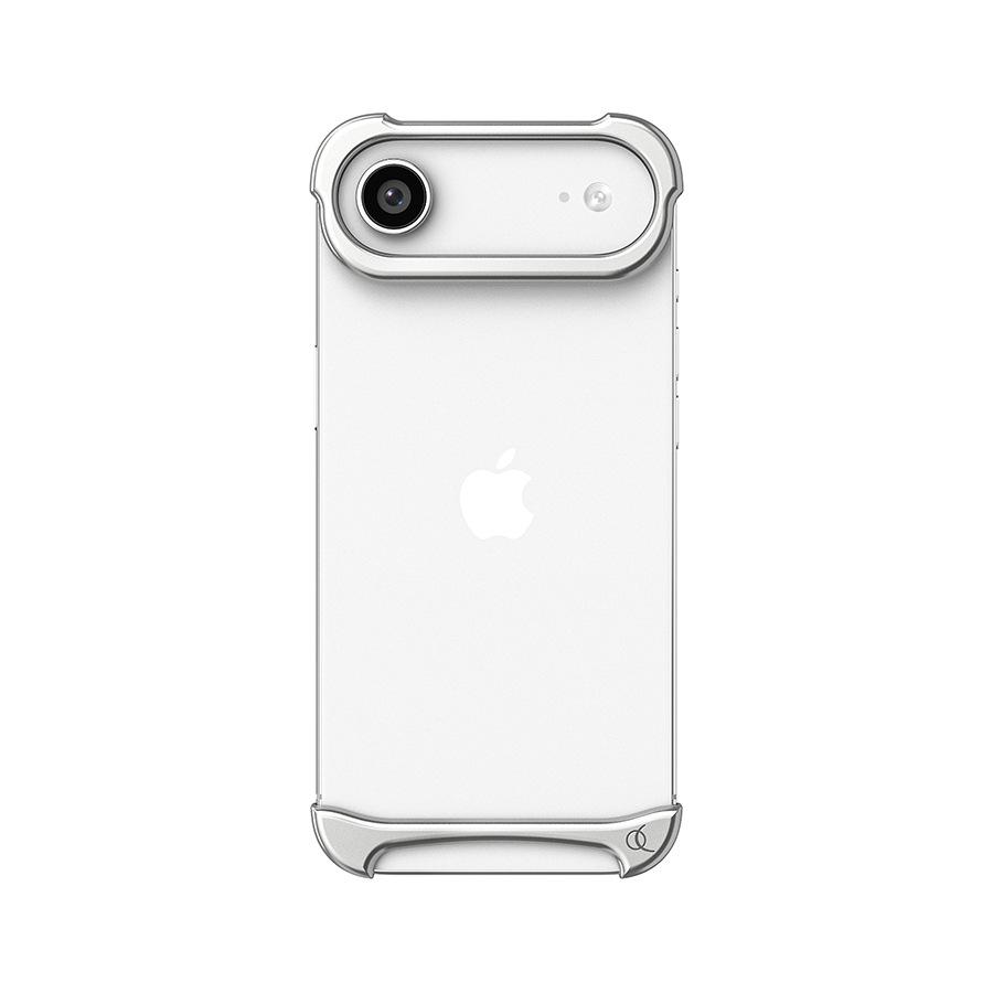ARC PULSE Metal & Rubber Phone Case for iPhone 17 Air Pro Max - Borderless Protection