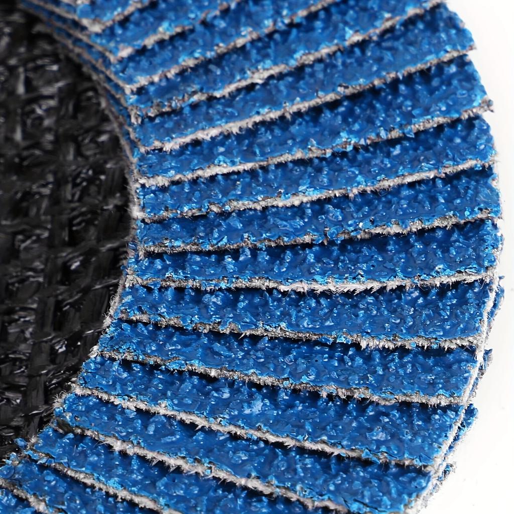 20Pcs 115mm/4.5'' 60 Grit Zirconia Alumina Flap Sanding Discs Grinding Wheels