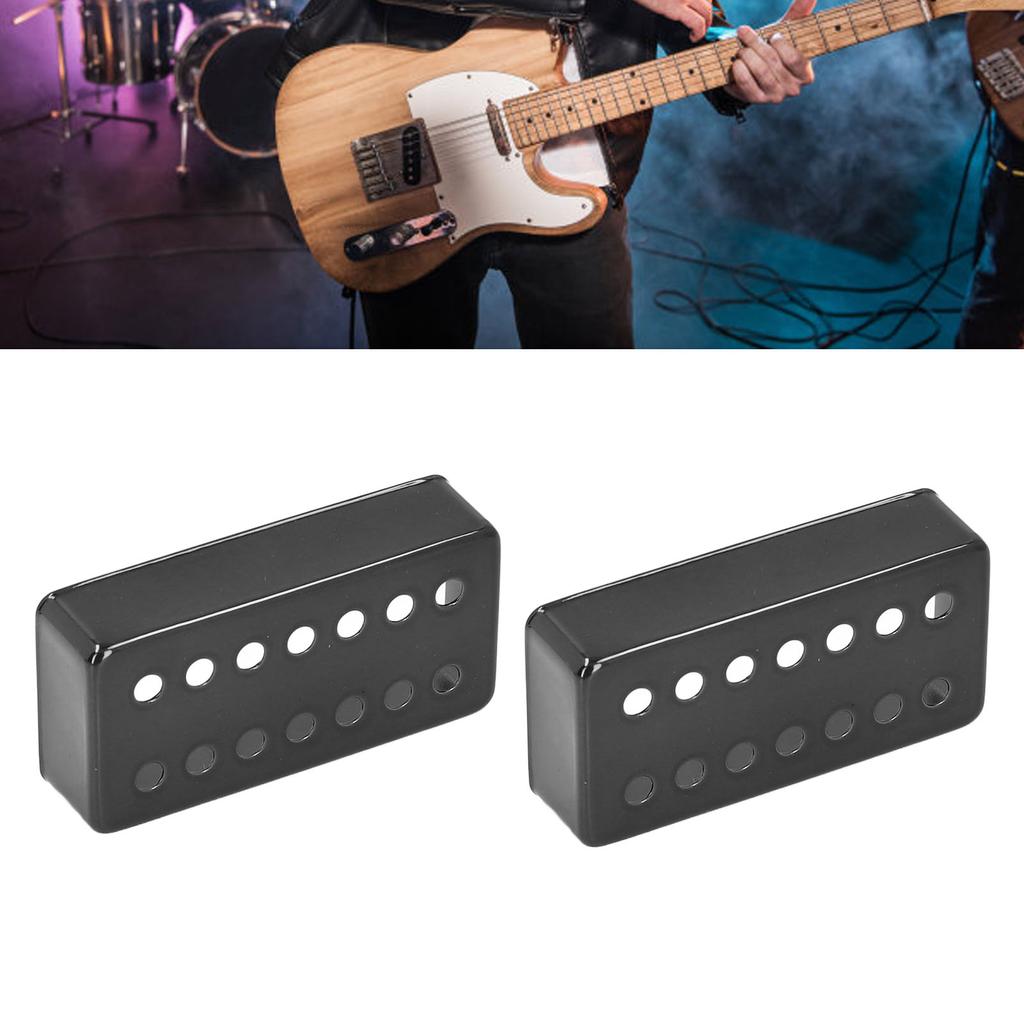 2PCS Humbucker Pickup Cover 14 Holes Electric Guitar Humbucker Pickup Cover for DIY