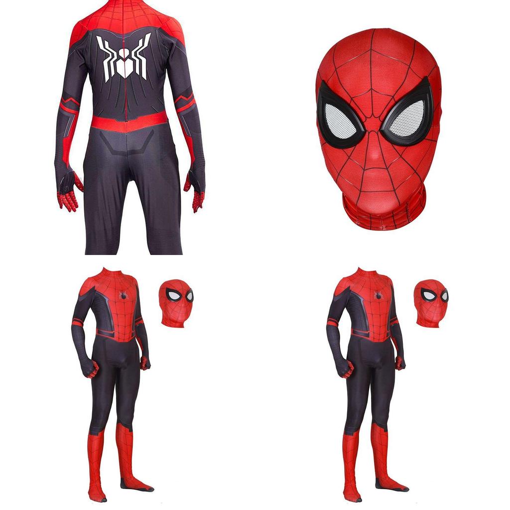 Quality Peter Parker Spider Man Far From Home Cos Costume For Adults And Kids**