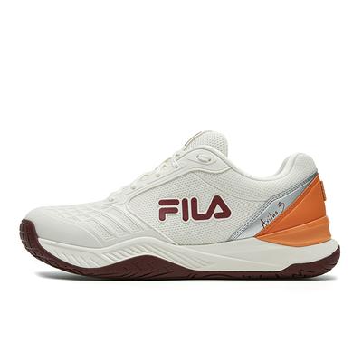 Exillus 3 Comfortable Breathable Supportive Non-Slip Durable Low-Top Tennis Shoes Men Sneaker White Red Orange A12M621507FWW