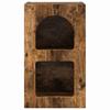 Nightstand Smoked Oak 29.5 X 33.5 X 50 Cm Engineered Wood