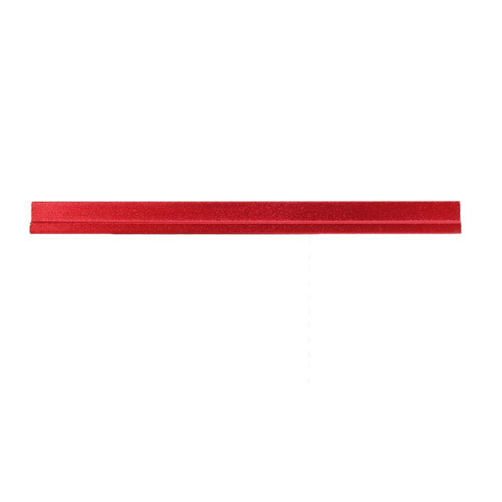 Red / Silvery T Slot Miter Track 100mm Width T-Track Jig Durable Miter Track Jig  Woodworking