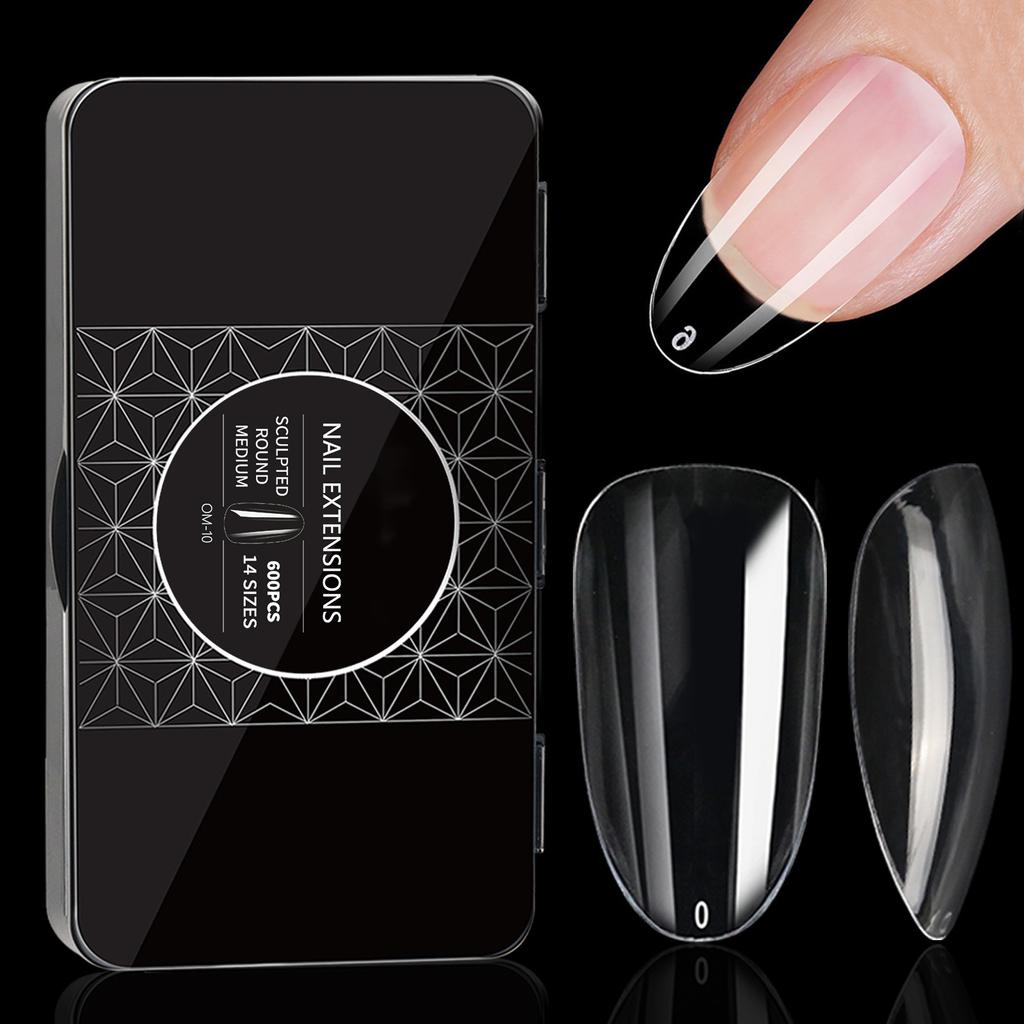 Soft Gel Nail Tips Long Lasting and Natural Looking Nail Tips for Beautiful Manicure for Women Girls