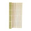 Bamboo Sushi Rolling Mat - Green Skin Sushi Roll Tool for Japanese Seaweed and Rice Ball Crafting