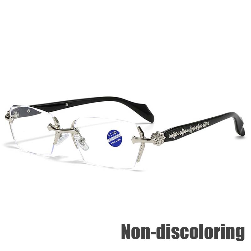 Pochromic Glasses for Women Male Vintage Outdoor Color Changing Anti-UV Sunglasses Finished Presbyopia Eyewear 0 To +4.0