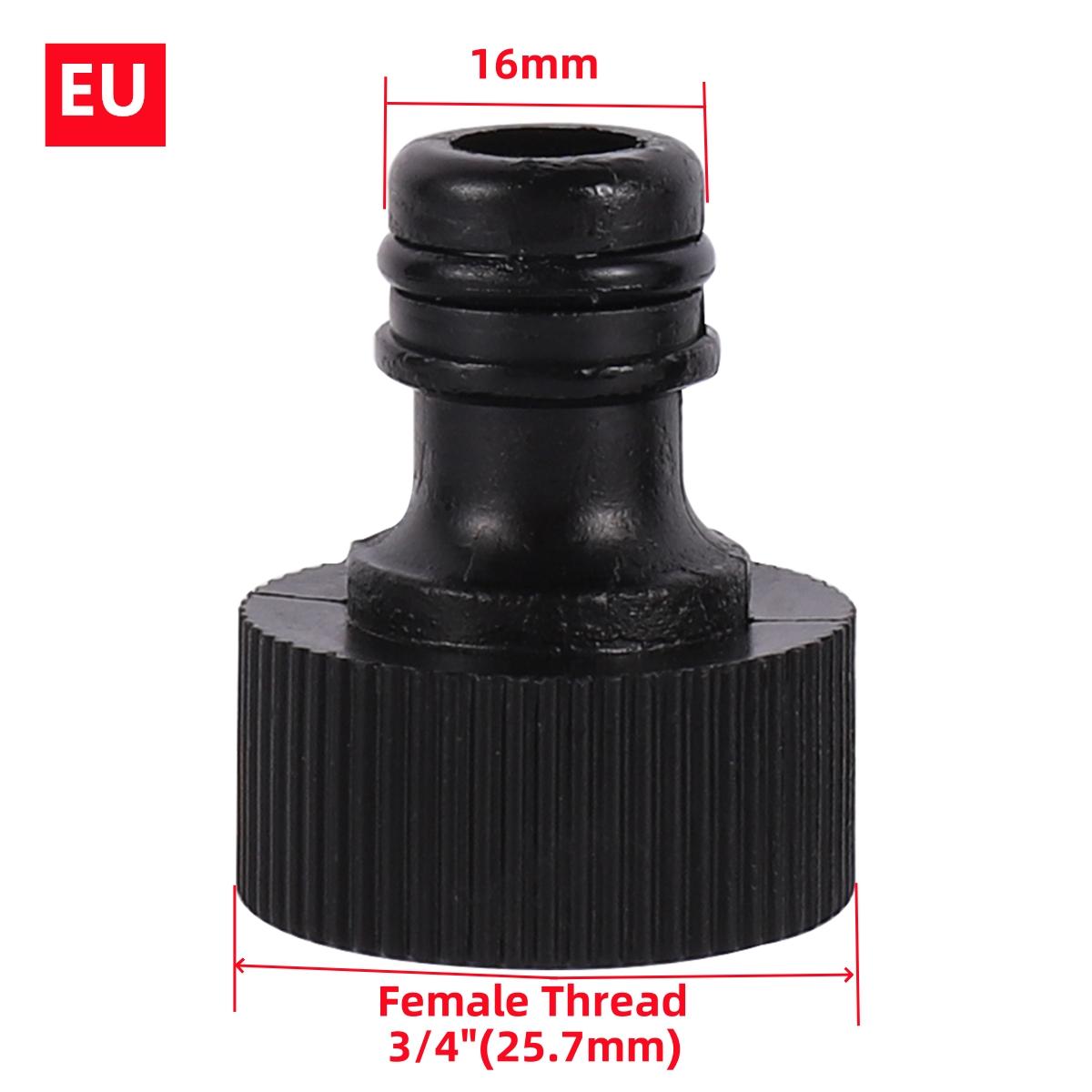 

1/5Pcs British Style Faucet Connectors 3/4 Male Thread Flat Type Tap Joints Garden Irrigation Car Washing Pet Bathing Adapters 1Pc