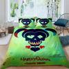 Suicide Squad 3-Piece Bedding Set: 3D-Printed Cartoon Duvet Cover Set (Includes Pillowcases; Inserts Not Included).