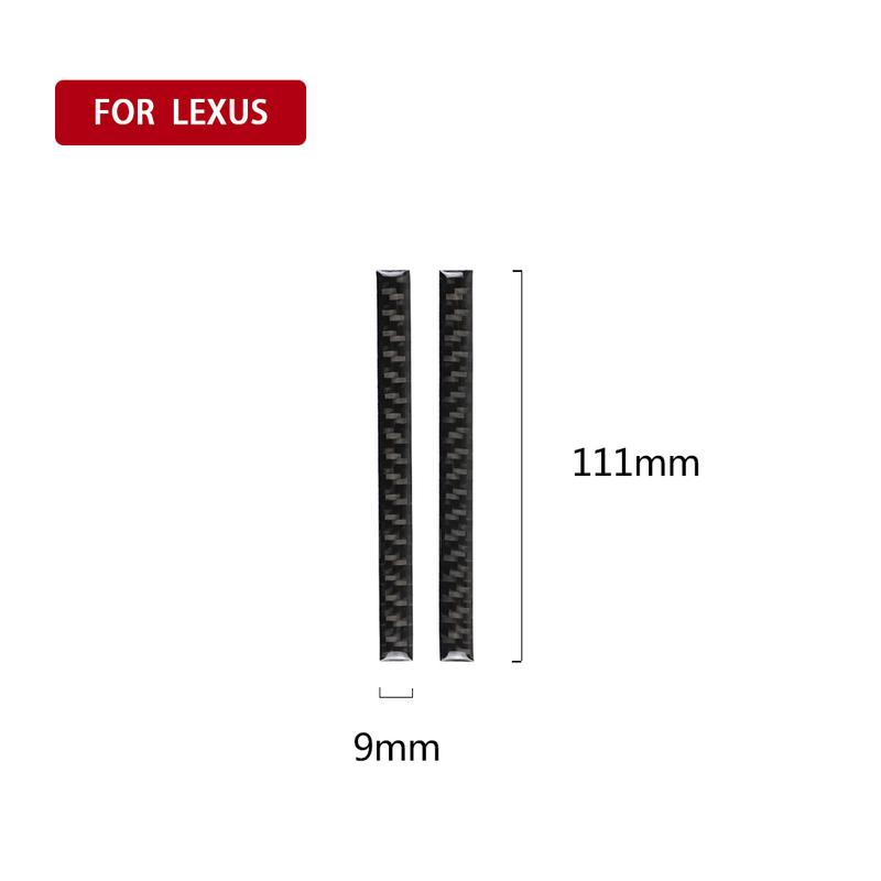 Carbon Fiber Car Accessories Center Console Strip Modified Interior Cover Sticker Trim For Lexus IS250 IS350 300H 2013-