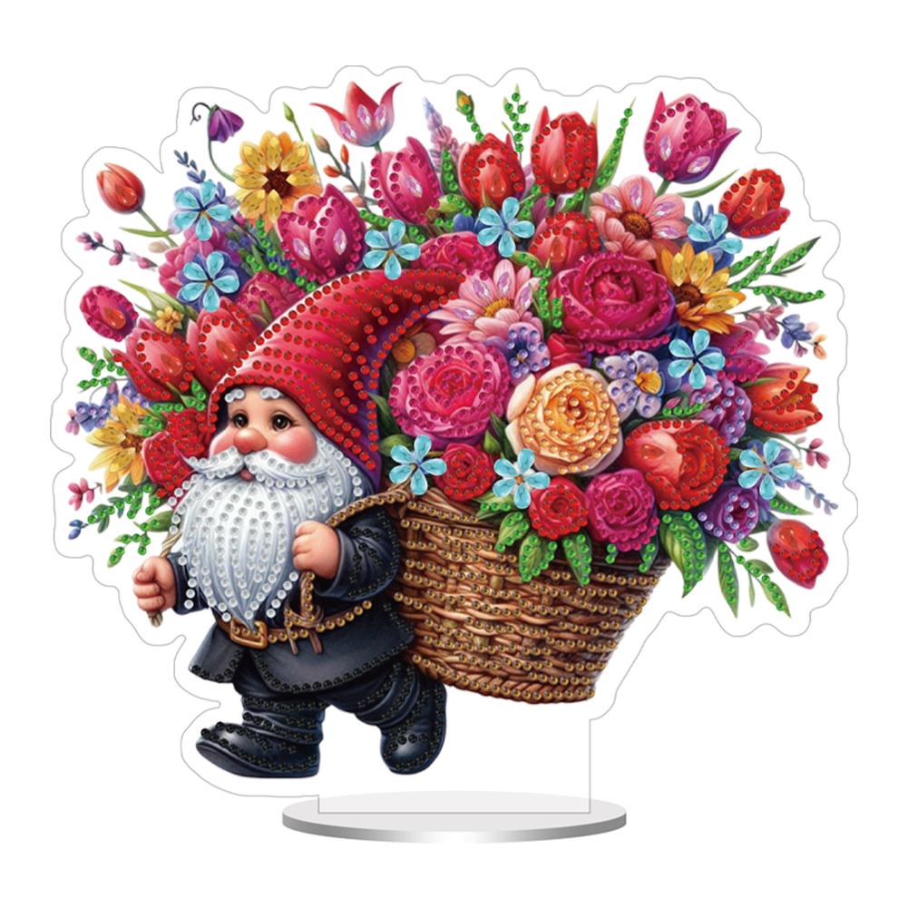 Acrylic Special Shape Piano Rabbit Table Top Diamond Painting Ornament Kits Rhinestones Desktop Ornaments for Home Office Decor