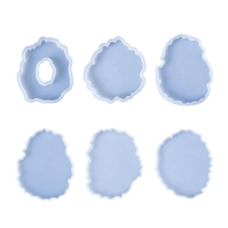Coaster Molds for Resin Casting,Resin Coaster Molds Silicone Coaster Molds for Epoxy Resin Keychain Pendant Charms Mold 1