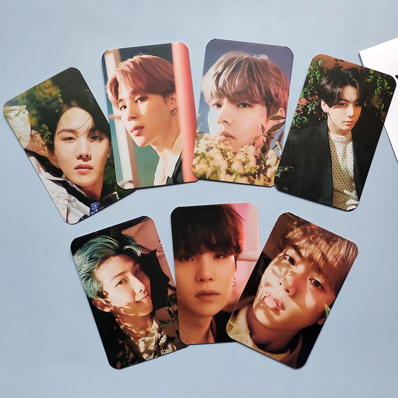 BTS Bangtan Boys 8 vnt. Lomo kortelių rinkinys Kpop stabų narių fotokorteliai Premium kolekcijos kortelės Gerbėjų palaikymo prekės Albumo aksesuarai Dovana