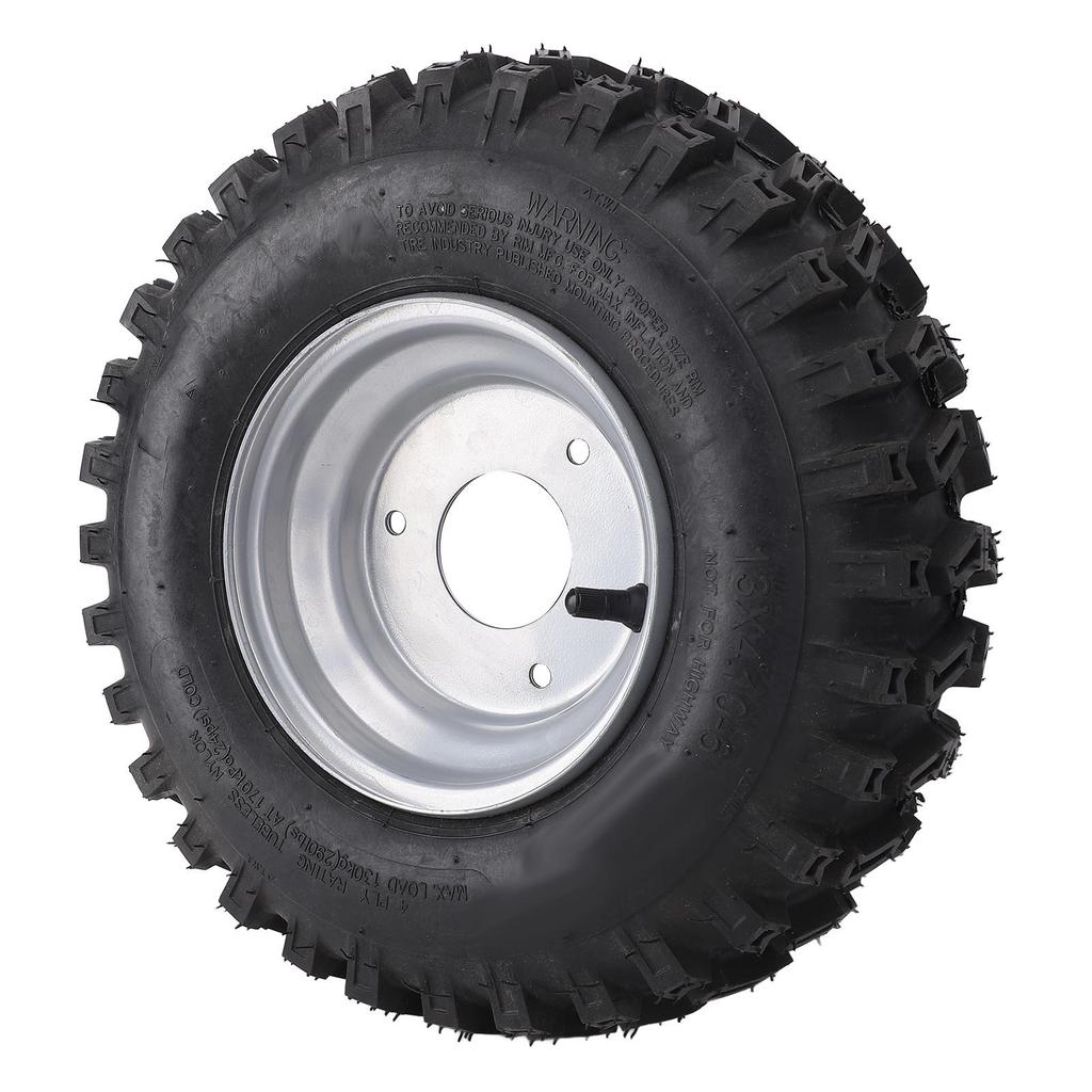13x4.1 6 13 4.1 6 Tire Aluminum Alloy Tubeless Vacuum Tyre with Rims Anti Explosion Rubber Tires for ATV Quad Off Road