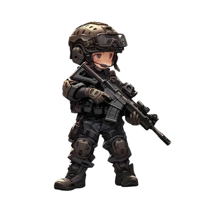 Neue Weihnachten Ornament Anhänger Acryl Flache Lustige Special Forces Anhänger Urlaub Geschenk Anhänger Anhänger