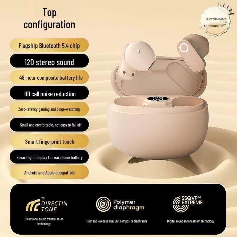 S619 Bluetooth Earbuds 2025: High-Quality Sound, Noise Cancelling, Long Battery Life, Sports In-Ear Wireless.