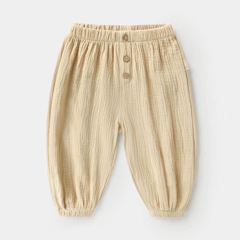 Baby Pants Casual Mosquito Repellent Pants Summer Clothes Boys and Girls Summer Gauze Leg Binding Pants