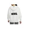 Nike X Atmos Pink Collaboration  Nsw Circa Series Large Logo Hoodie Women hoodie White DM6776-025