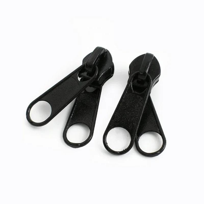 5-30Pcs Meetee 5# Nylon Zipper Puller Down Jackets Bags Zippers Sliders Garment Zips Head Repair Kits DIY Sewing Accessories