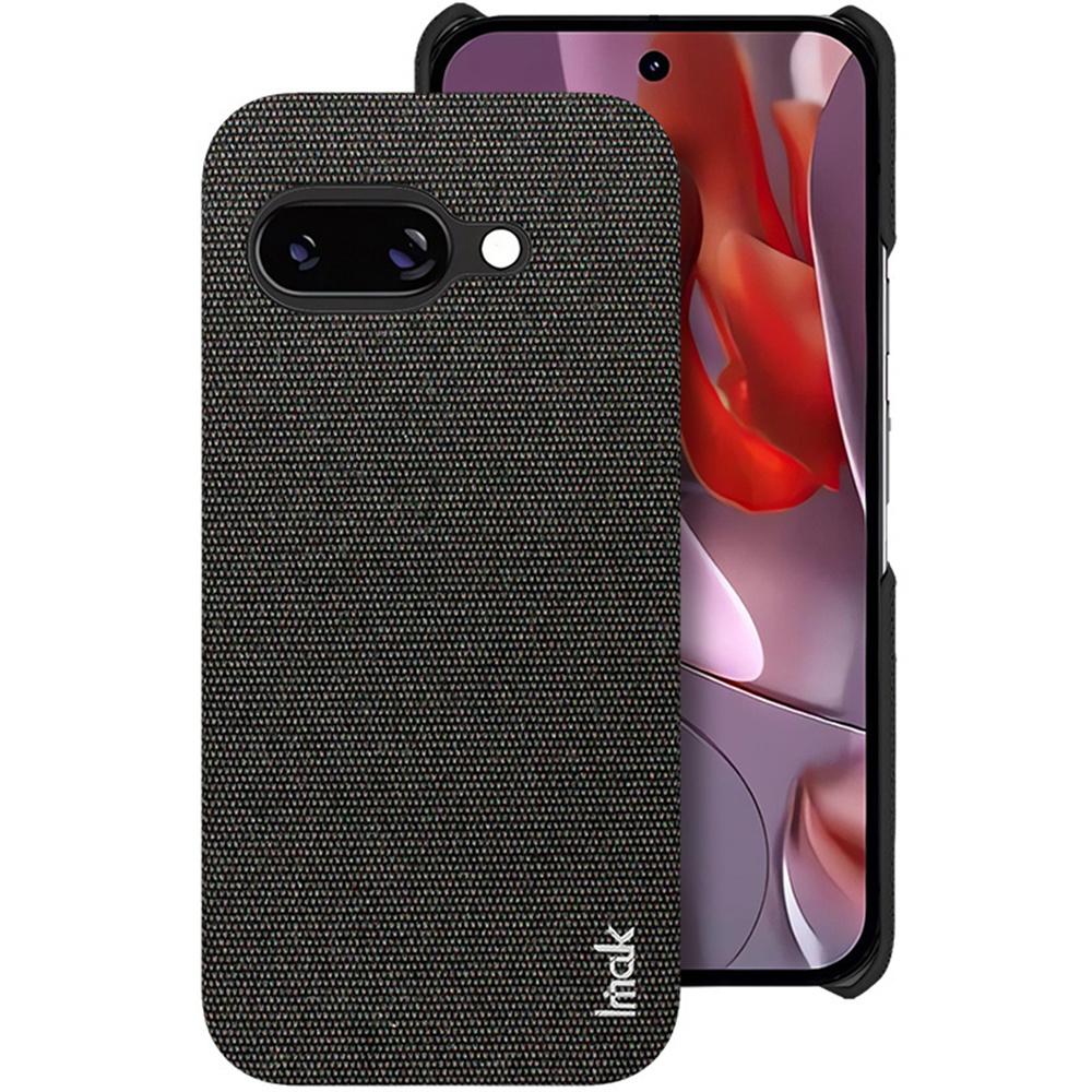 IMAK Ruiyi Series pro Google Pixel 9a Pouzdro Textilní Textura Kůže+PC Kryt Zadní Strany Telefonu