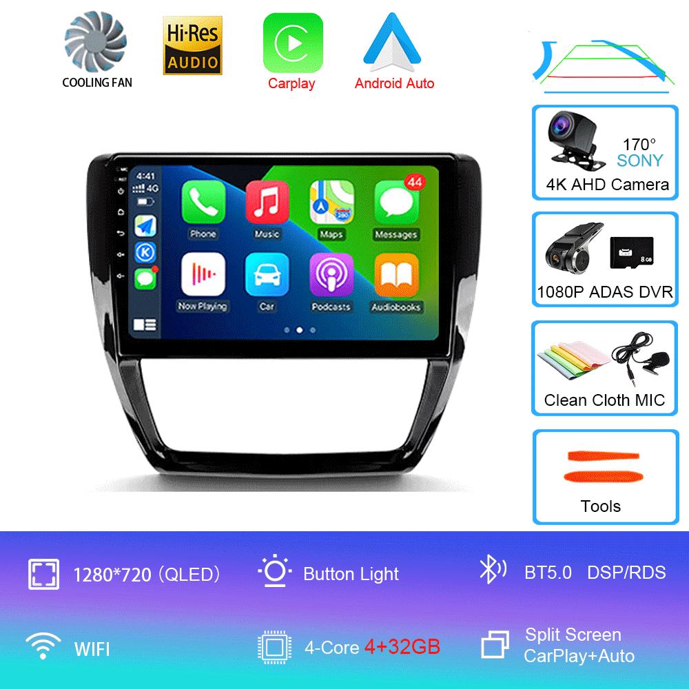 Android 14 Car Radio For Volkswagen Jetta 6 2011 - 2018 Multimedia Video Player Navigation Stereo GPS No 2din 2 Din Dvd