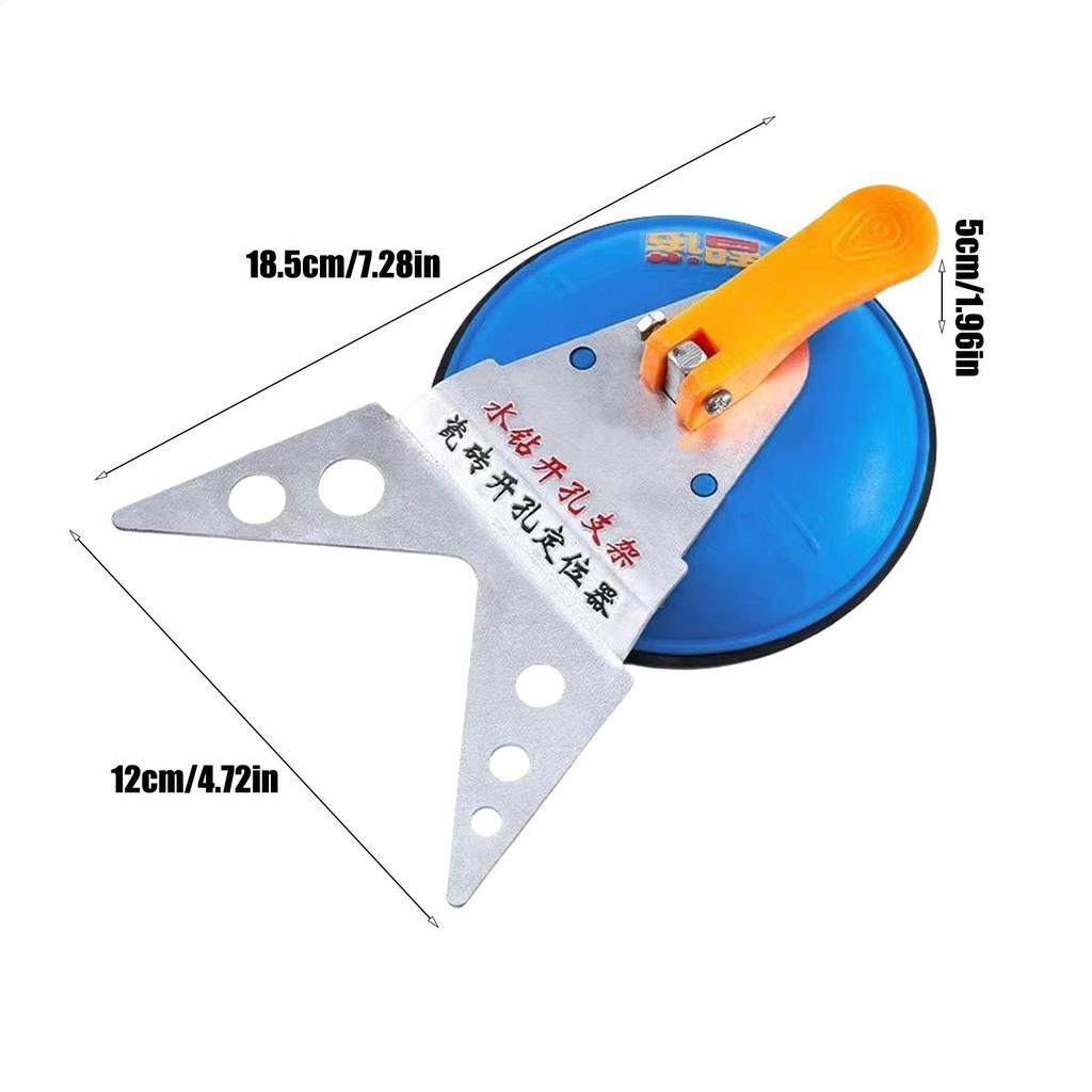 Adjustable Tile Locator Suction Cup Tile Opening Fixer Vacuum Base Suction Cup Positioning Fixer For Ceramic Glass Porcelain