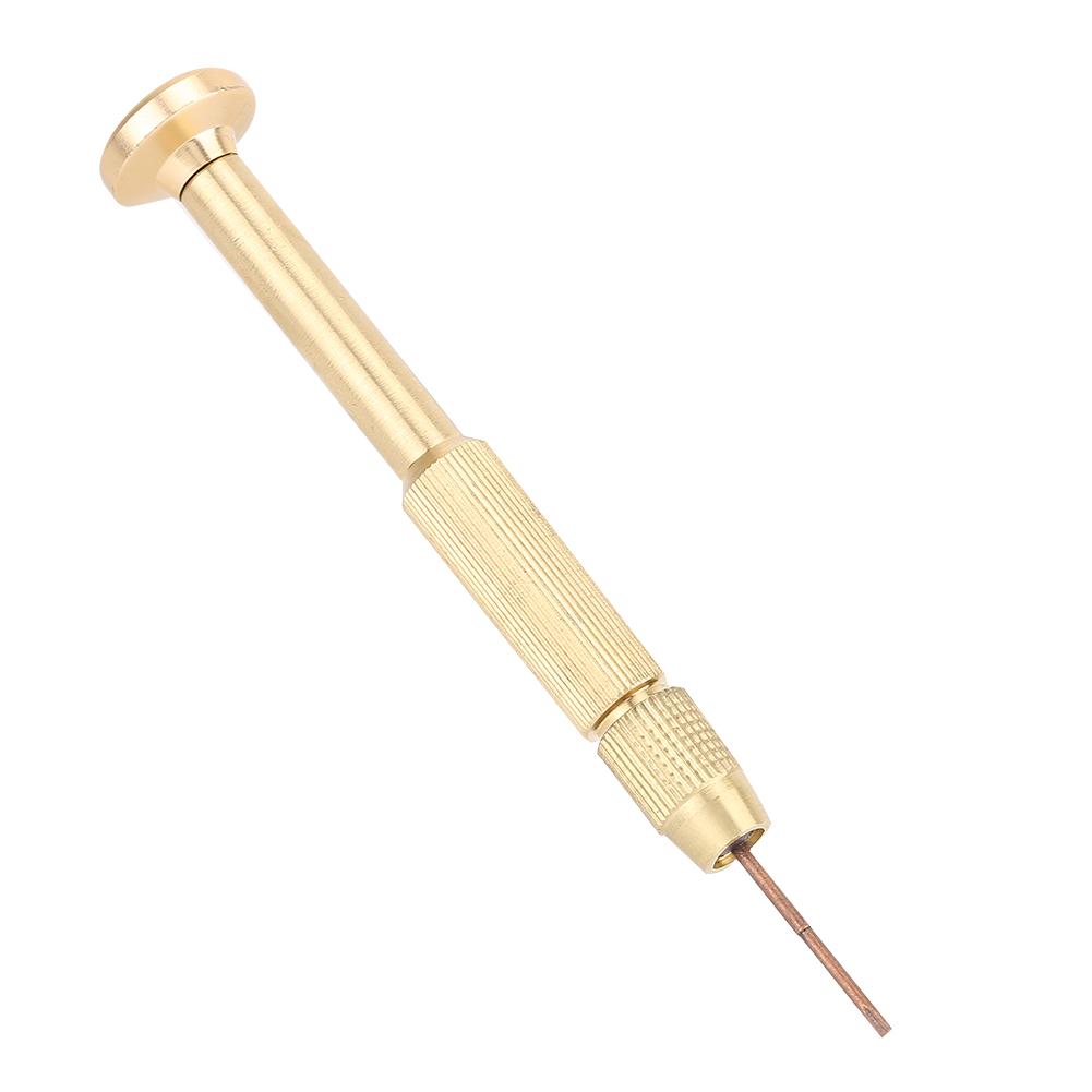 Multi Function Screwdriver Watch Glasses Repair Tool Accessory (Gold Slot Type Screwdriver)