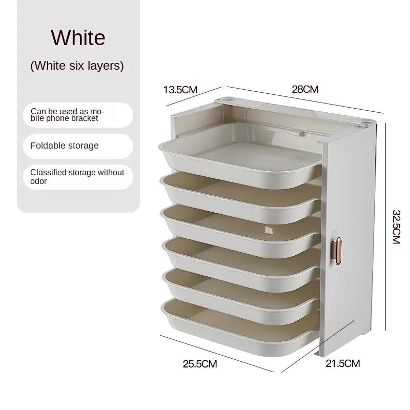 Flerlagers Diskställ Kökmonterat Hot Pot Grönsaksredskap Matlagningsfat Bricka Hushållsvägg Disk Kök Organiserare