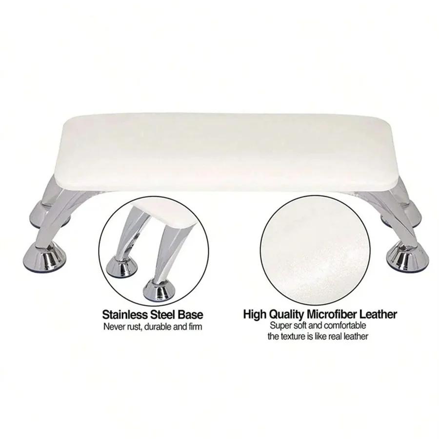 High Quality Professional Large Nail Armrest Arm Pillow PU Leather Microfiber Leather Nail Lamp Nail Pillow