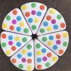 Colorful Dot Cake Squeeze Toy Stress Relief Simulated Cake Pinch Toy Focus Aid Anti-anxiety Fidget Cake Hand Relaxation Toy
