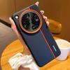 Custodia Protettiva Rialzata con Lente Rossa in Ecopelle Colorata per Fotocamera OPPO Find X8 Ultra X8s find X8 Pro