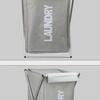 Foldable Aluminum Frame Clothes Basket - Convenient Home Fabric Storage