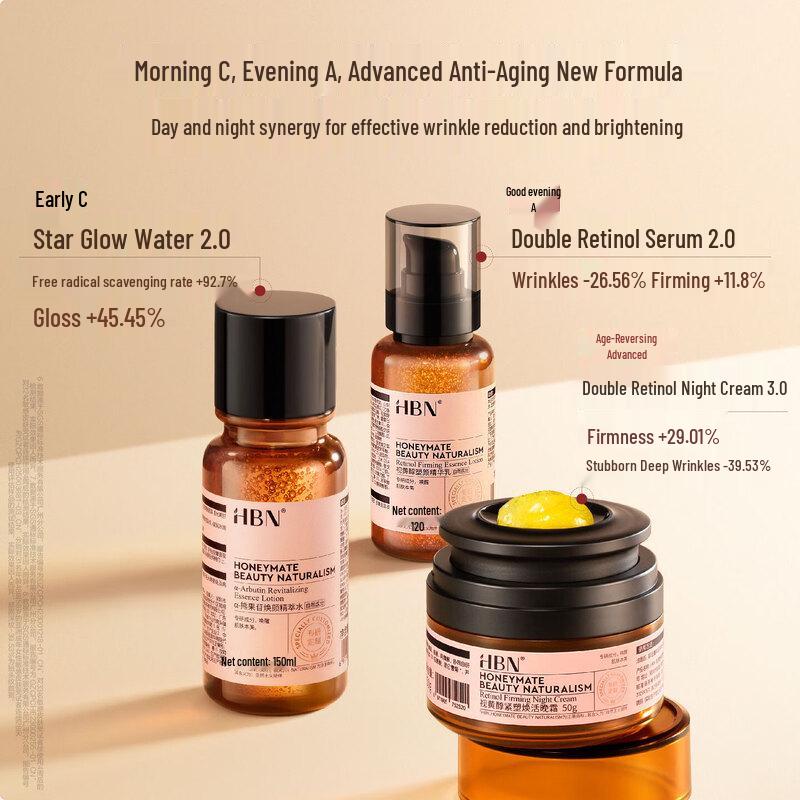 HBN Morning C Evening A Skincare Set 2.0