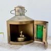 Set of 2 Nautical Brass Oil Lantern, Maritime Brass Port Light, Collectible Ship Lantern, Marine Oil Lamp, Customize Lantern 27.94 cm