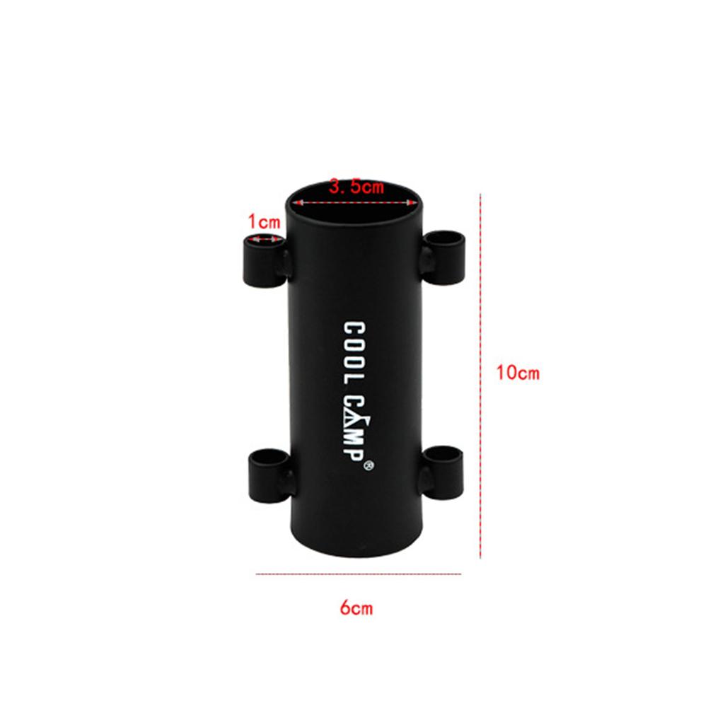Outdoor Awning Fishing Canopy Poles Holder Windproof Tarp Pole Fixed Holder to Strengthen Windproof Tent Awning Pole Accessories