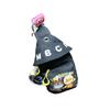 Adorable Canvas Shoulder Bag For Girls Cute Animal Design With Long Strap