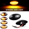 2Pcs Flowing Water Repeater Indicator Dynamic LED Side Marker Turn Signal Light For Mini Cooper R50 2002-2006 / R52 2004-2008