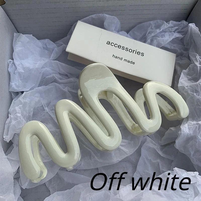 

Новый красочный заколка-краб для волос в виде желеобразной волны для женщин и девушек, модный дизайн, корейский милый простой нерегулярный зажим для волос, головной убор 2024 A