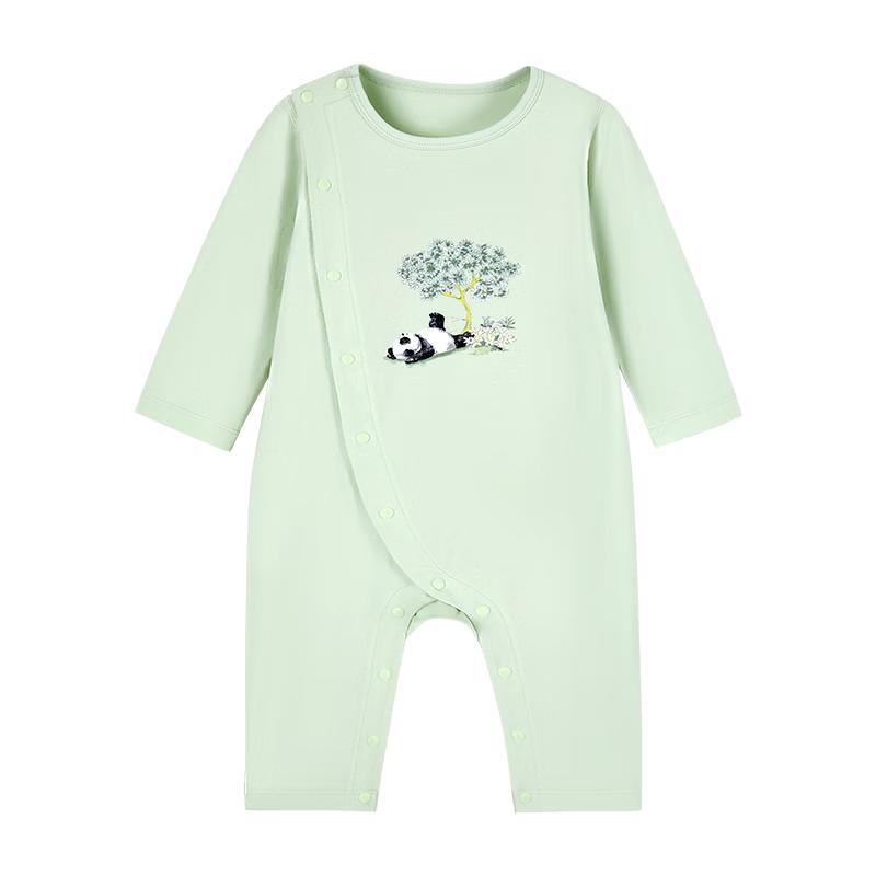 

Purcotton Unisex Baby Soft Cotton Long-Sleeve Bodysuit 73cm