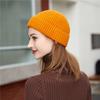 Slouchy Cuff Beanie Plain Winter Warm Hats Unisex Skull Ski Cap  for Men Women