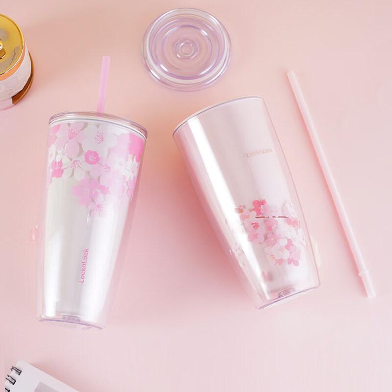 LocknLock Macaron Insulated Straw Tumbler