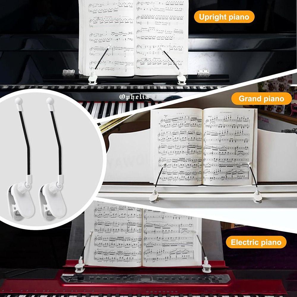 Adjustable Piano Page Holder Piano Accessories Music Binders Portable Music Stand
