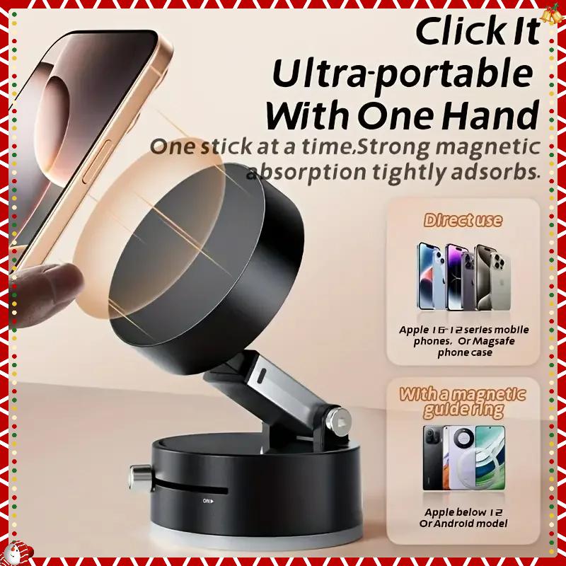 Adjustable Vacuum Suction Cup Magnetic Phone Holder Lazy Multi-functional Foldable Storage Holder Vacuum Suction Phone Holder