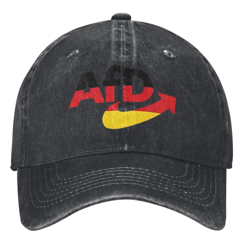 AFD Alternative For GerUnisexy Denim Baseball Cap Outdoor Gym Trucker Dad Hat Summer Women Unisex Fitted Retro Sun-Proof Baseball Caps