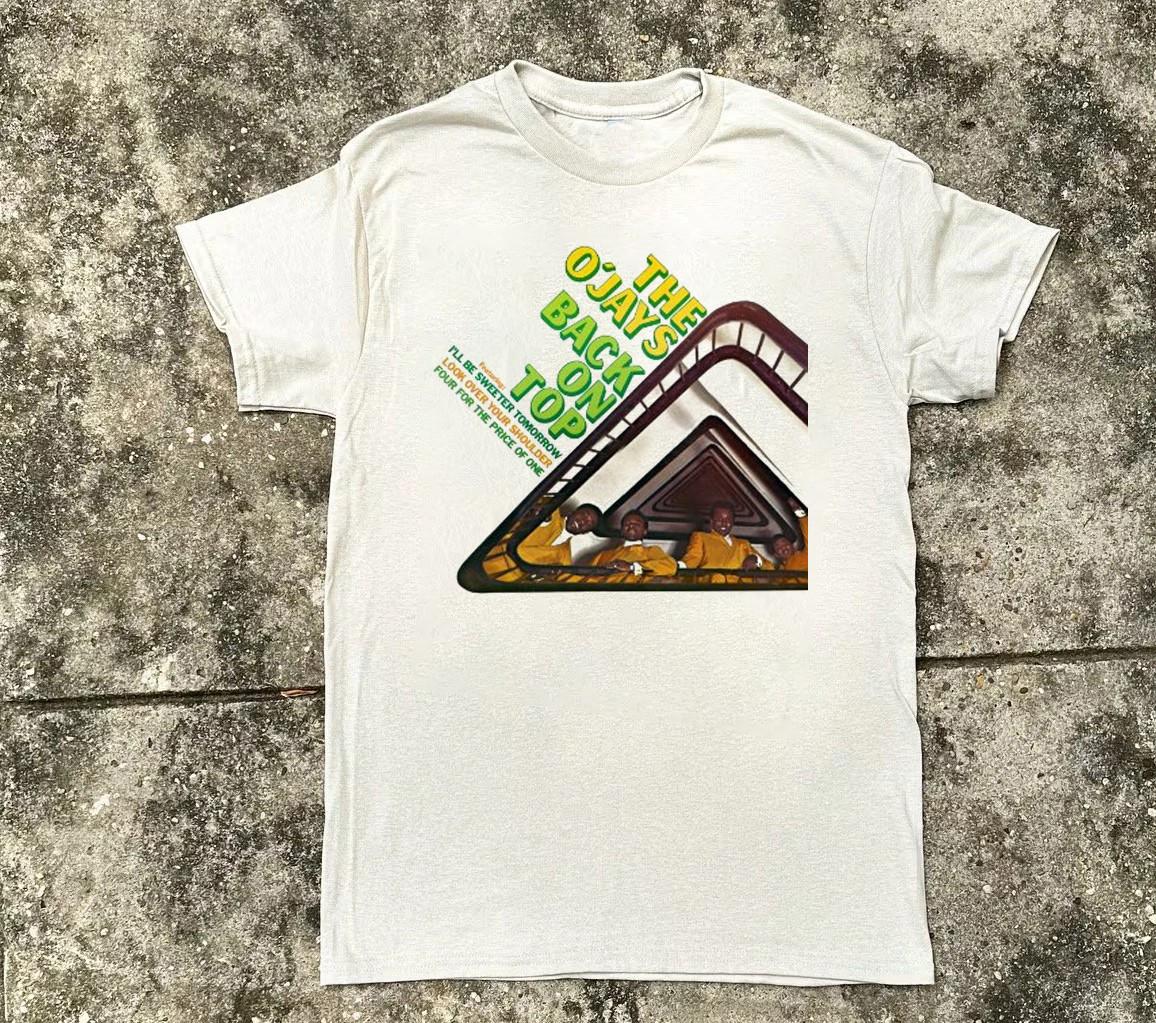 The O Jays White Cotton Shirt All size S-5XL L778 L