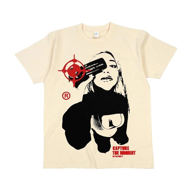 Streetwear Móda Y2k Styl 90. léta Cool Girls Punk Grafika Pánské Dámské Top Vintage Punk Tričko Ležérní Tričko s Krátkým Rukávem Letní Trička