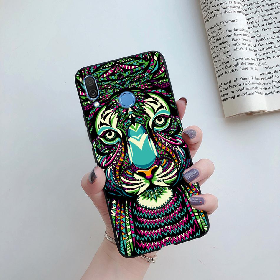 For Honor Play Case COR-L29 COR-L09 Phone Cover Stylish Flower Soft Silicone Matte Case Fundas For Honor Play Shockproof Bumper