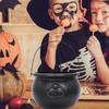 Halloween téma Čarodějnice Kbelík na cukroví Černý kotlík Dekorace Rekvizity Víceúčelový úložný kontejner na pamlsky a dárky
