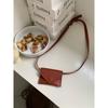 Korean Exquisite and Fashionable Mini Square Bag with Belt Decoration Waist Hanging Bag Multi-color Small Card Bag