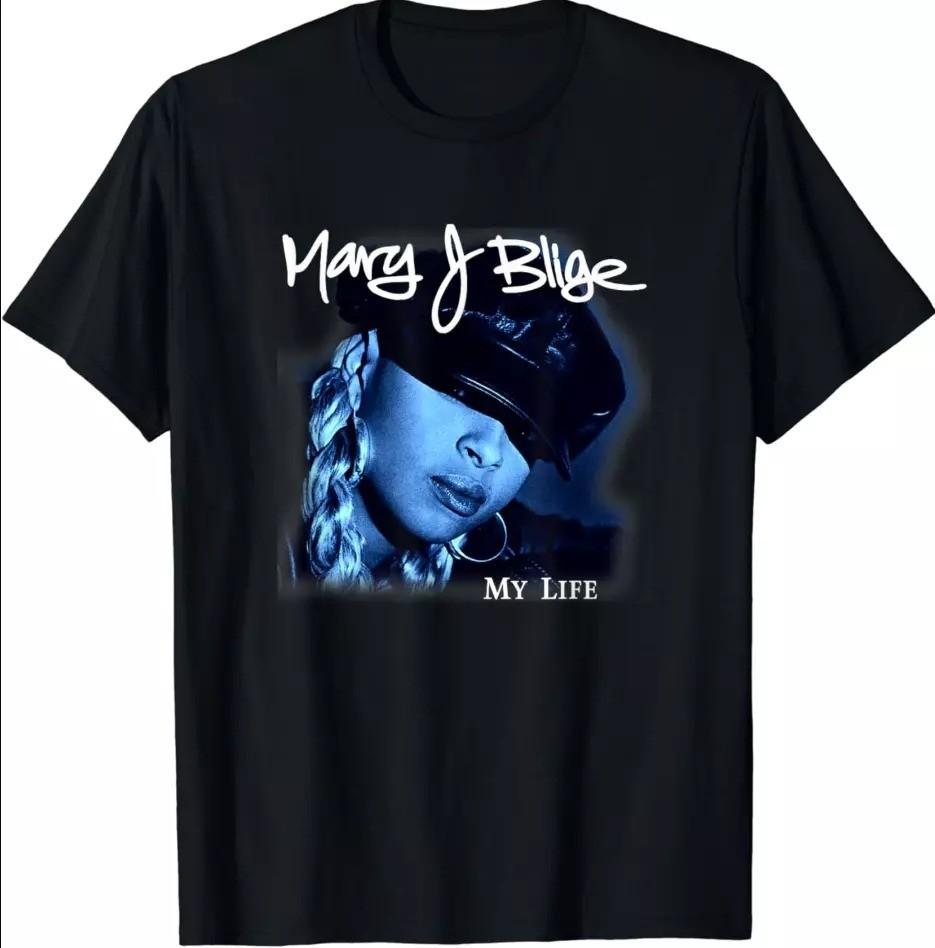 Mary J. Blige Mary J Blige My Life T-shirt, size S-5XL S разноцветный